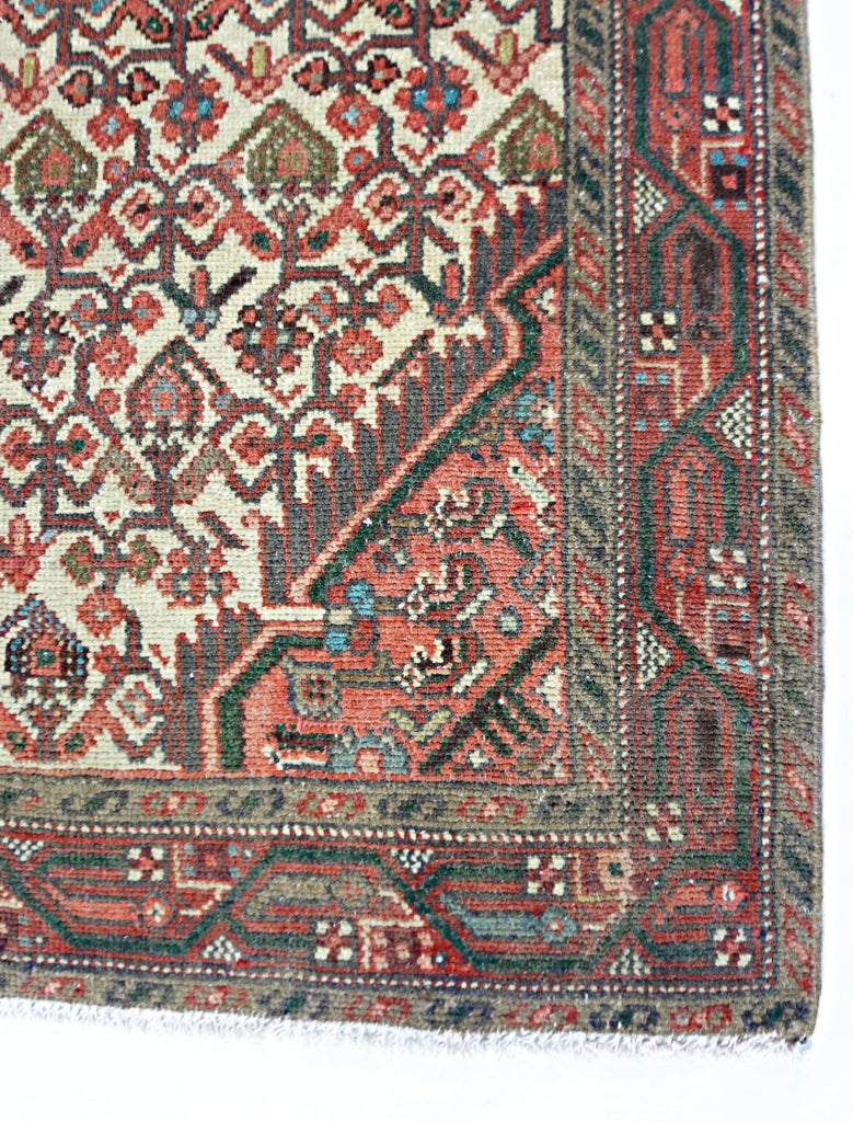 Handmade Vintage Persian Hallway Runner | 185 x 72 cm | 6'1" x 2'5" - Najaf Rugs & Textile