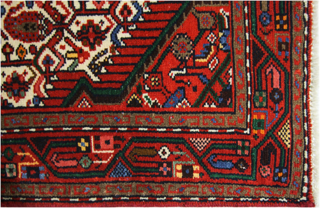 Handmade Vintage Persian Hallway Runner | 188 x 77 cm | 6'2" x 2'6" - Najaf Rugs & Textile