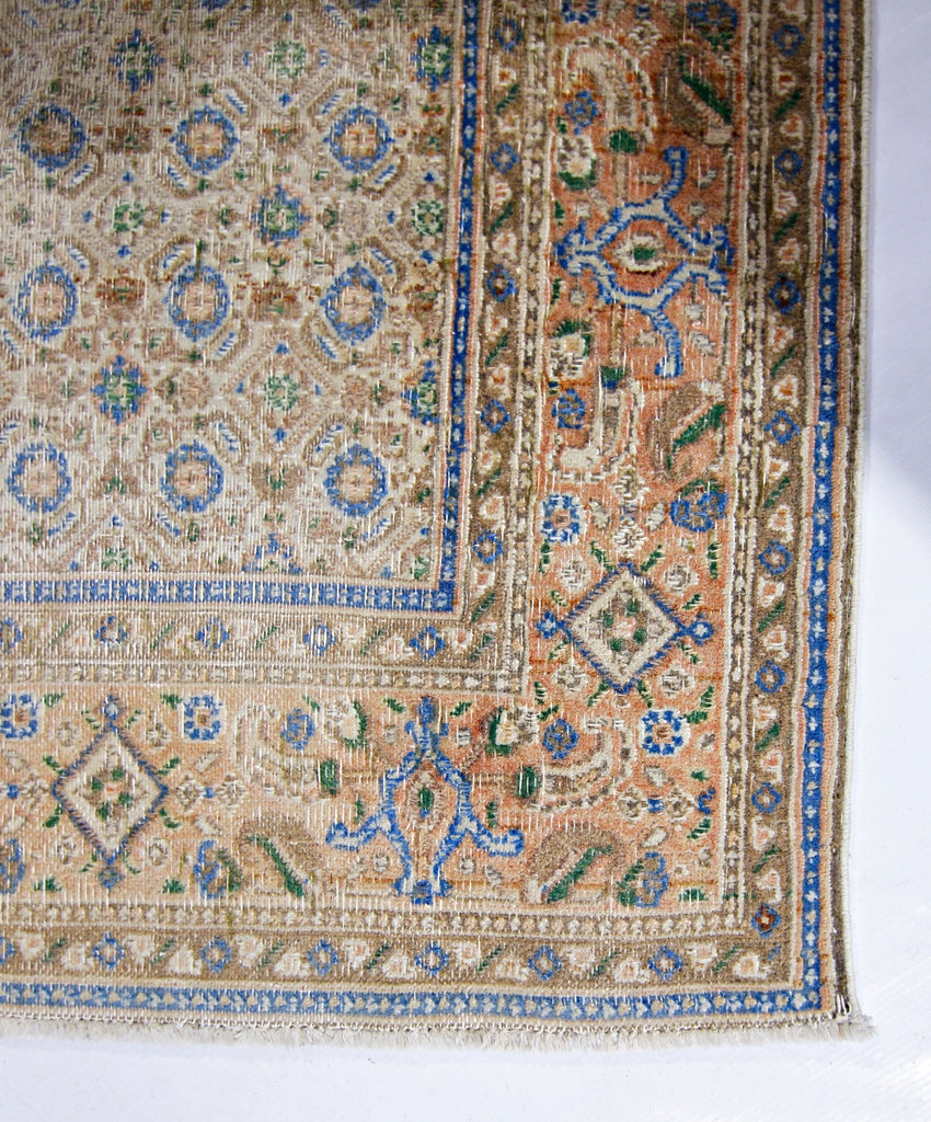 Handmade Vintage Persian Hallway Runner | 195 x 74 cm | 6'5" x 2'5" - Najaf Rugs & Textile