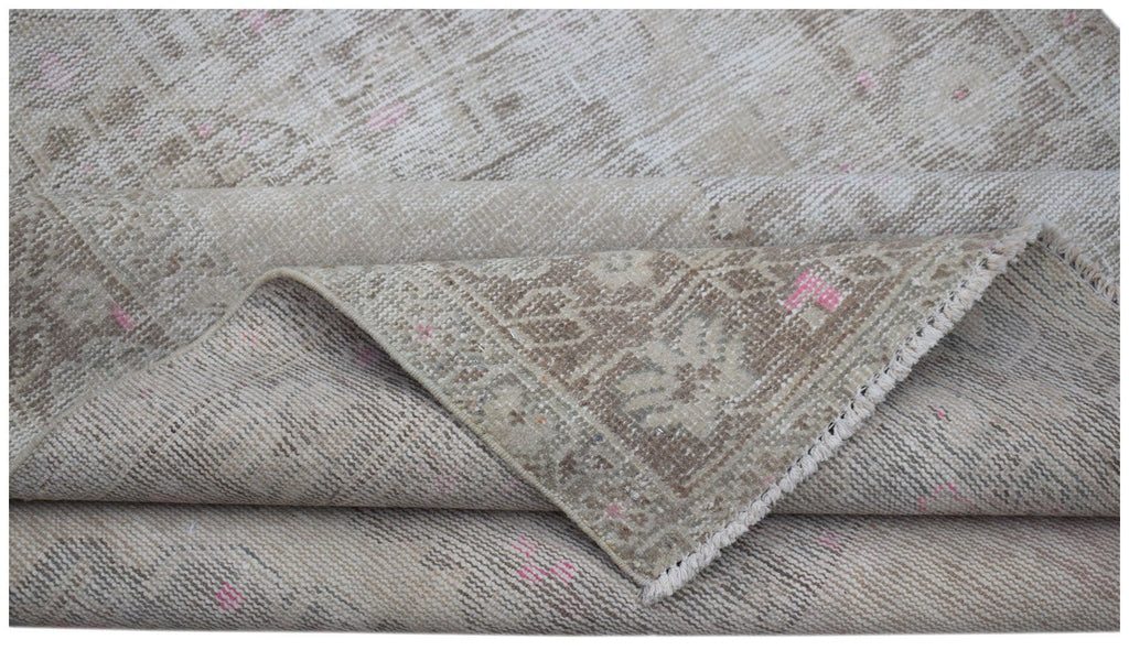 Handmade Vintage Persian Hallway Runner | 224 x 114 cm | 7'4" x 3'9" - Najaf Rugs & Textile
