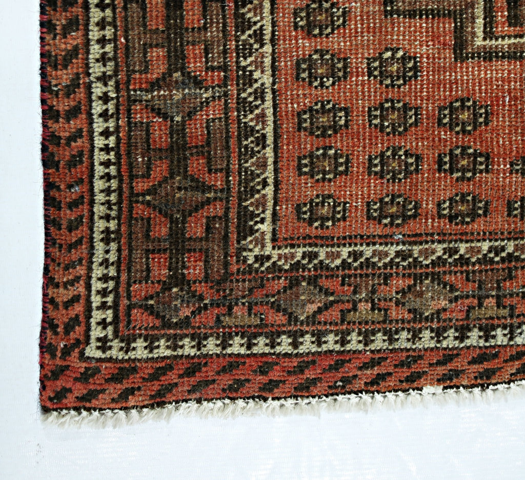 Handmade Vintage Persian Hallway Runner | 225 x 88 cm | 7'4"x 2'10" - Najaf Rugs & Textile