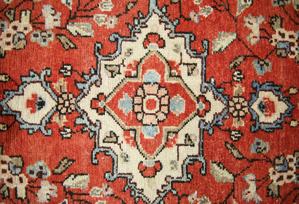 Handmade Vintage Persian Hallway Runner | 236 x 75 cm | 7'9" x 2'5" - Najaf Rugs & Textile