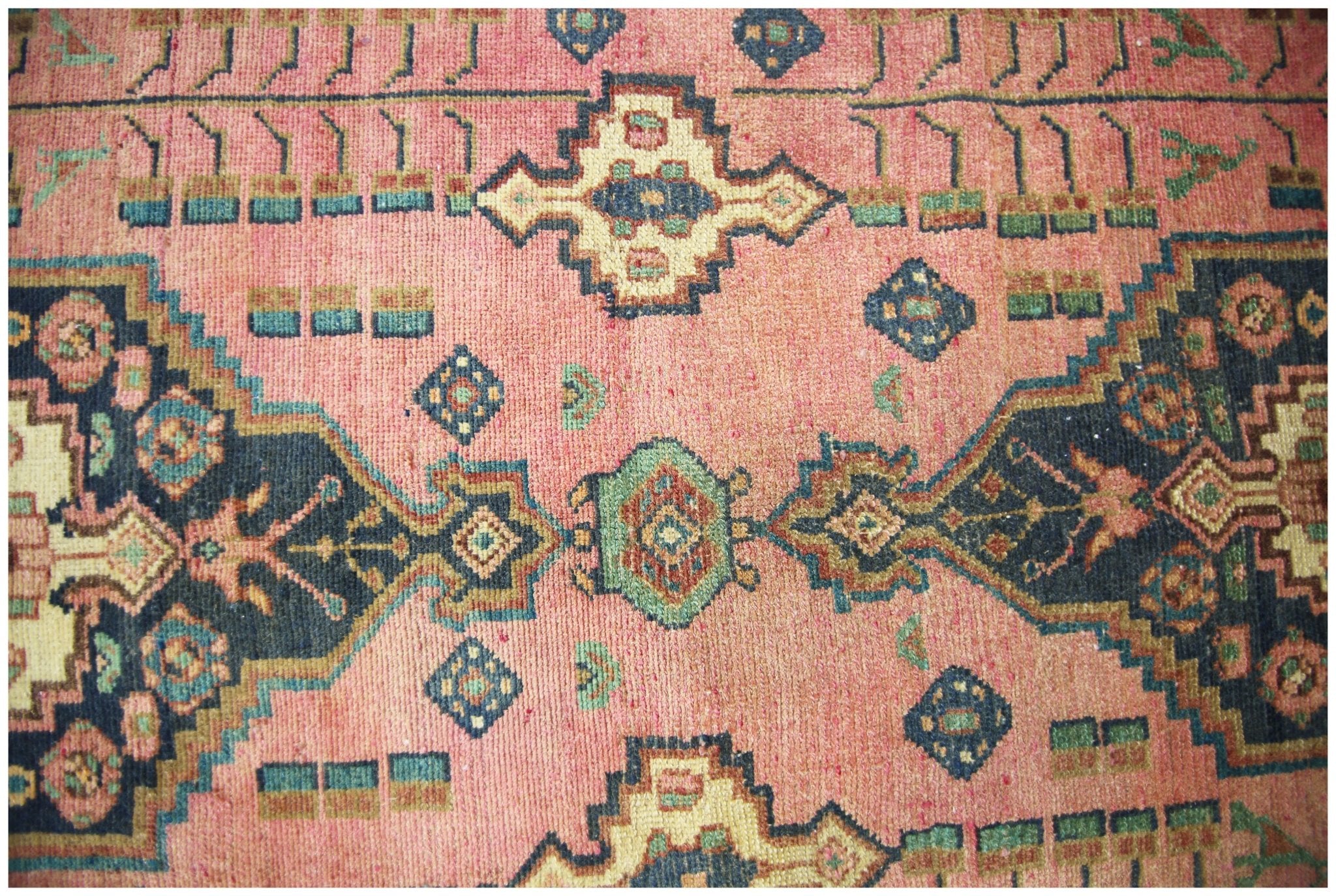 Handmade Vintage Persian Hallway Runner | 259 x 94 cm | 8'6" x 3'1" - Najaf Rugs & Textile