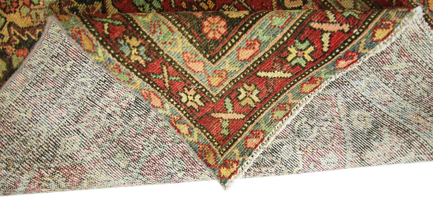 Handmade Vintage Persian Hallway Runner | 262 x 96 cm | 8'7" x 3'2" - Najaf Rugs & Textile
