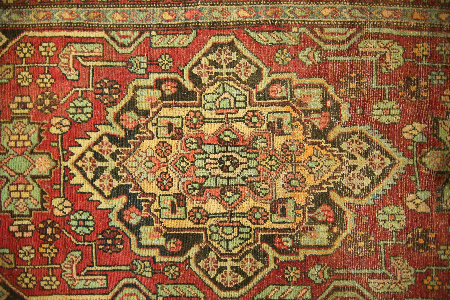 Handmade Vintage Persian Hallway Runner | 262 x 96 cm | 8'7" x 3'2" - Najaf Rugs & Textile