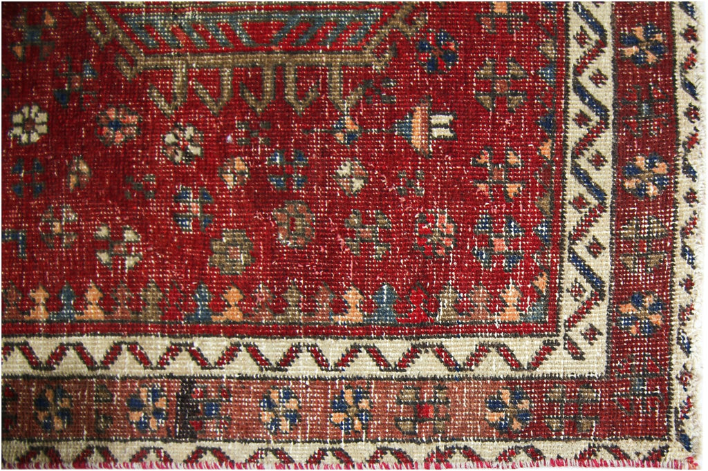 Handmade Vintage Persian Hallway Runner | 269 x 97 cm | 8'10" x 3'2" - Najaf Rugs & Textile