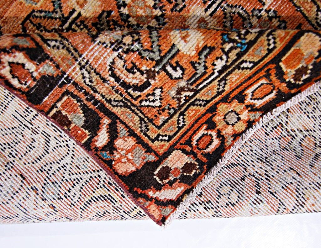 Handmade Vintage Persian Hallway Runner | 271 x 94 cm | 8'11" x 3'1" - Najaf Rugs & Textile