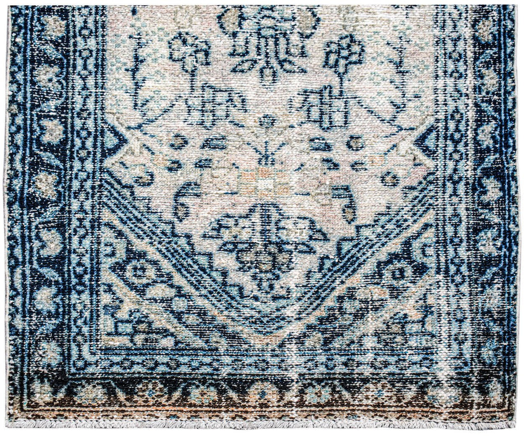 Handmade Vintage Persian Hallway Runner | 275 x 75 cm | 9' x 2'6" - Najaf Rugs & Textile