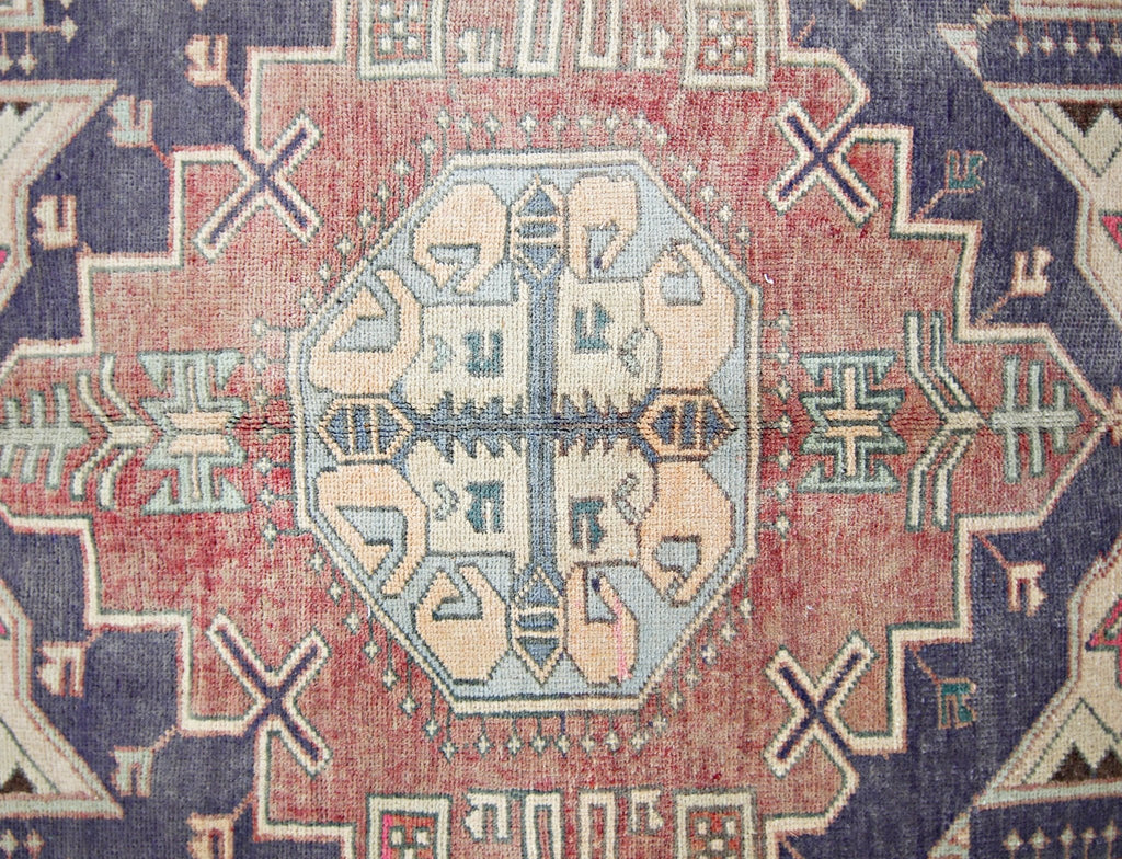 Handmade Vintage Persian Hallway Runner | 283 x 113 cm | 9'3" x 3'9" - Najaf Rugs & Textile