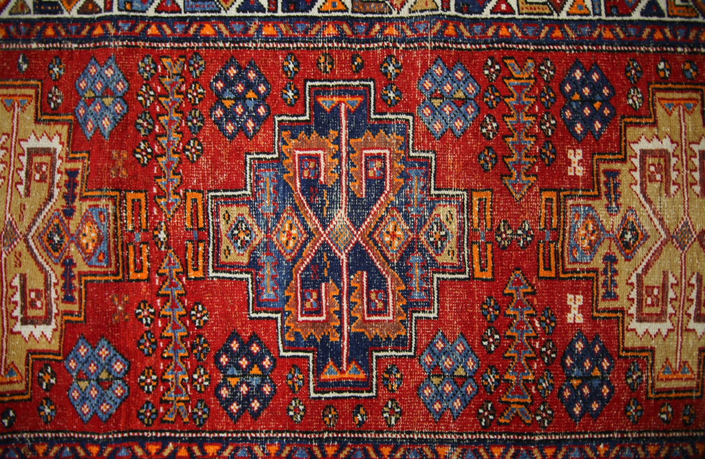 Handmade Vintage Persian Hallway Runner | 286 x 95 cm | 9'5" x 3'1" - Najaf Rugs & Textile