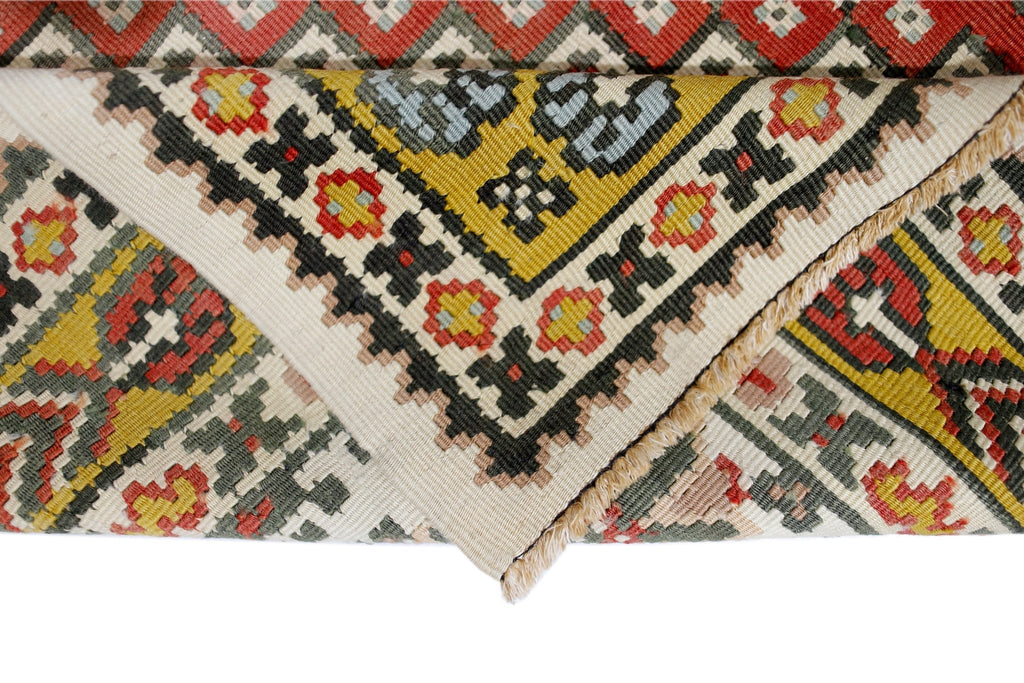 Handmade Vintage Persian Hallway Runner | 292 x 133 cm | 9'7" x 4'4" - Najaf Rugs & Textile