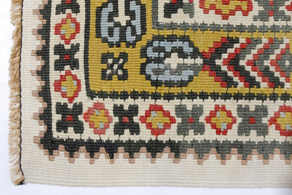 Handmade Vintage Persian Hallway Runner | 292 x 133 cm | 9'7" x 4'4" - Najaf Rugs & Textile