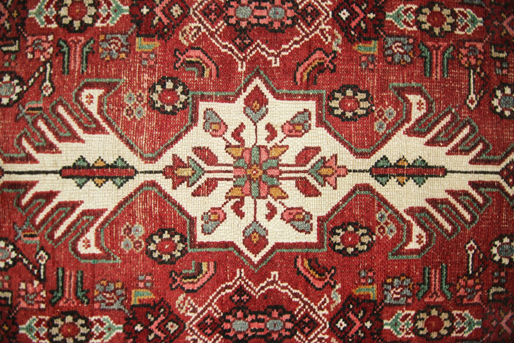 Handmade Vintage Persian Hallway Runner | 292 x 99 cm | 9'7" x 3'3" - Najaf Rugs & Textile