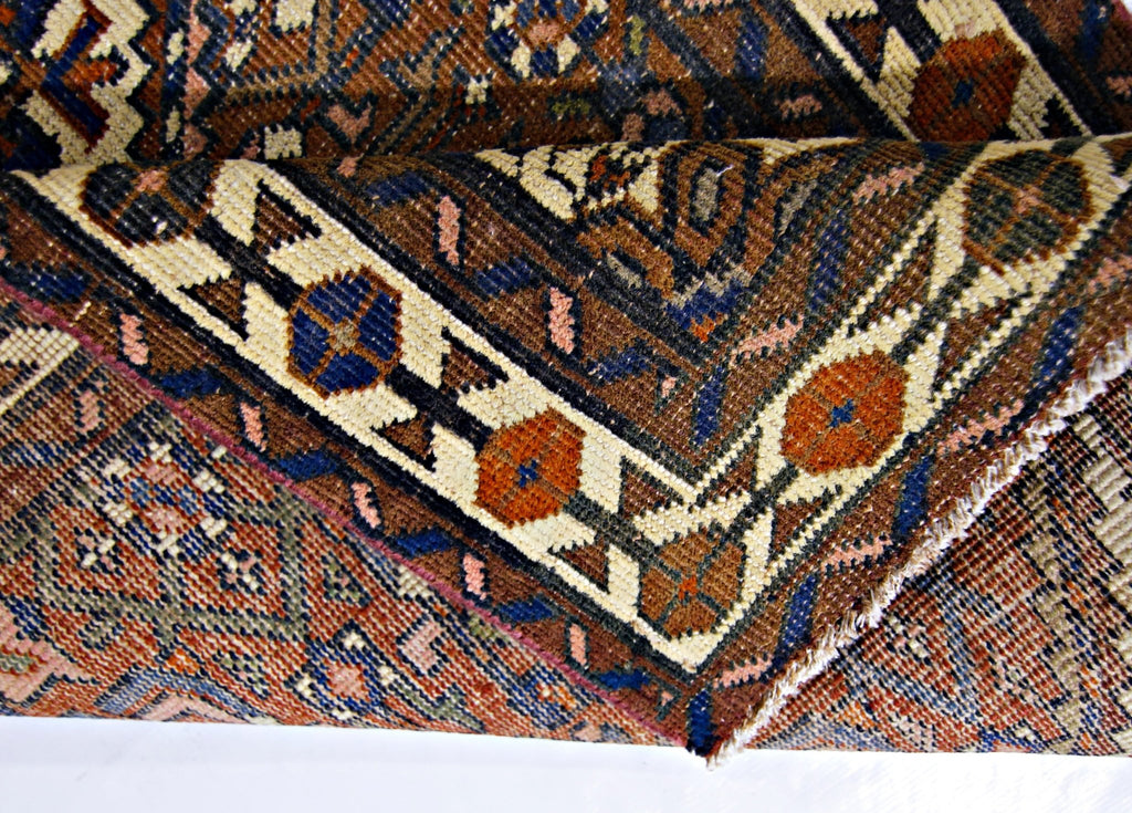 Handmade Vintage Persian Hallway Runner | 293 x 74 cm | 9'7" x 2'5" - Najaf Rugs & Textile