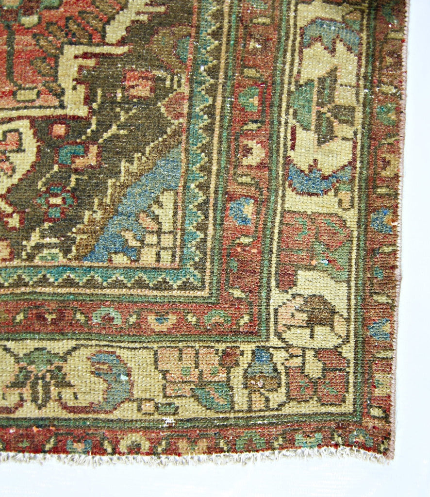 Handmade Vintage Persian Hallway Runner | 295 x 105 cm | 9'8" x 3'5" - Najaf Rugs & Textile