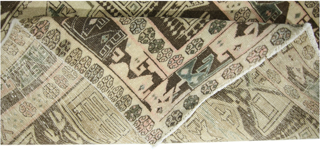 Handmade Vintage Persian Hallway Runner | 298 x 118 cm | 9'8" x 3'10" - Najaf Rugs & Textile