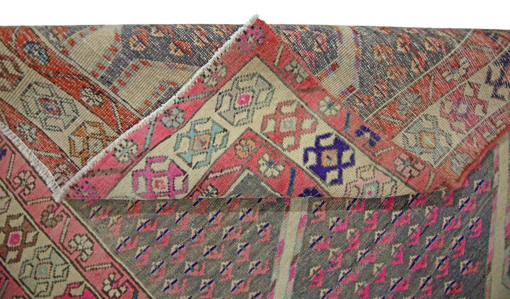 Handmade Vintage Persian Hallway Runner | 299 x 111 cm | 9'10" x 3'8" - Najaf Rugs & Textile