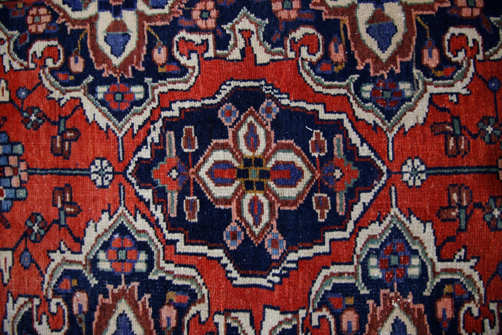Handmade Vintage Persian Hallway Runner | 301 x 76 cm | 9'10"" x 2'6" - Najaf Rugs & Textile