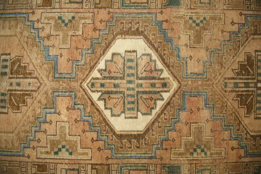Handmade Vintage Persian Hallway Runner | 303 x 99 cm | 9'11" x 3'3" - Najaf Rugs & Textile