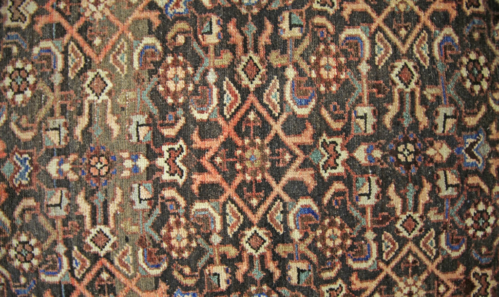 Handmade Vintage Persian Hallway Runner | 305 x 105 cm | 10' x 3'5" - Najaf Rugs & Textile