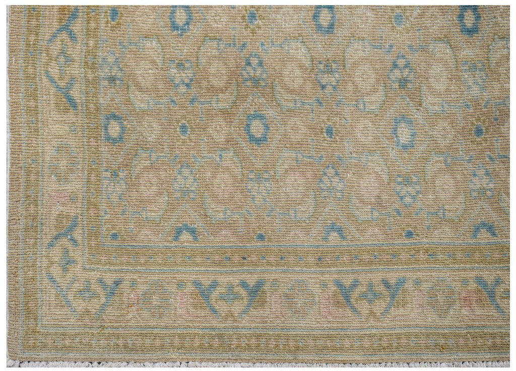 Handmade Vintage Persian Hallway Runner | 308 x 120 cm | 10'5" x 3'11" - Najaf Rugs & Textile