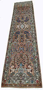 Handmade Vintage Persian Hallway Runner | 309 x 85 cm | 10'2"" x 2'10" - Najaf Rugs & Textile