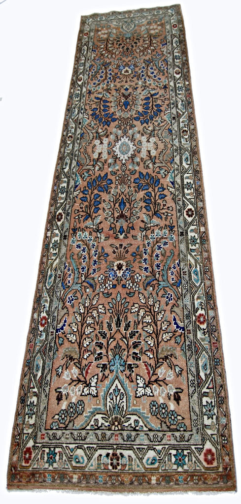 Handmade Vintage Persian Hallway Runner | 309 x 85 cm | 10'2"" x 2'10" - Najaf Rugs & Textile