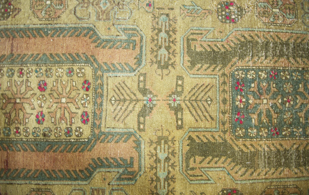 Handmade Vintage Persian Hallway Runner | 313 x 96 cm | 10'3" x 3'2" - Najaf Rugs & Textile