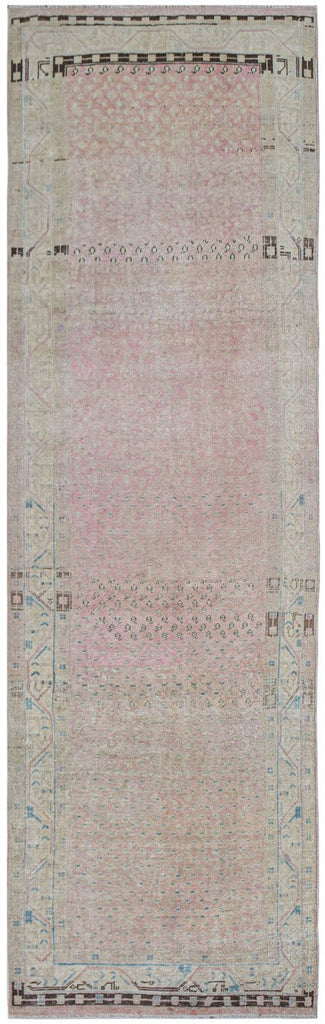 Handmade Vintage Persian Hallway Runner | 314 x 100 cm | 10'4" x 3'3" - Najaf Rugs & Textile