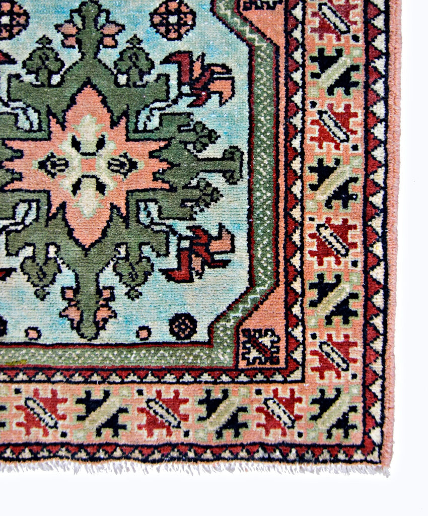 Handmade Vintage Persian Hallway Runner | 316 x 89 cm | 10'5" x 2'11" - Najaf Rugs & Textile