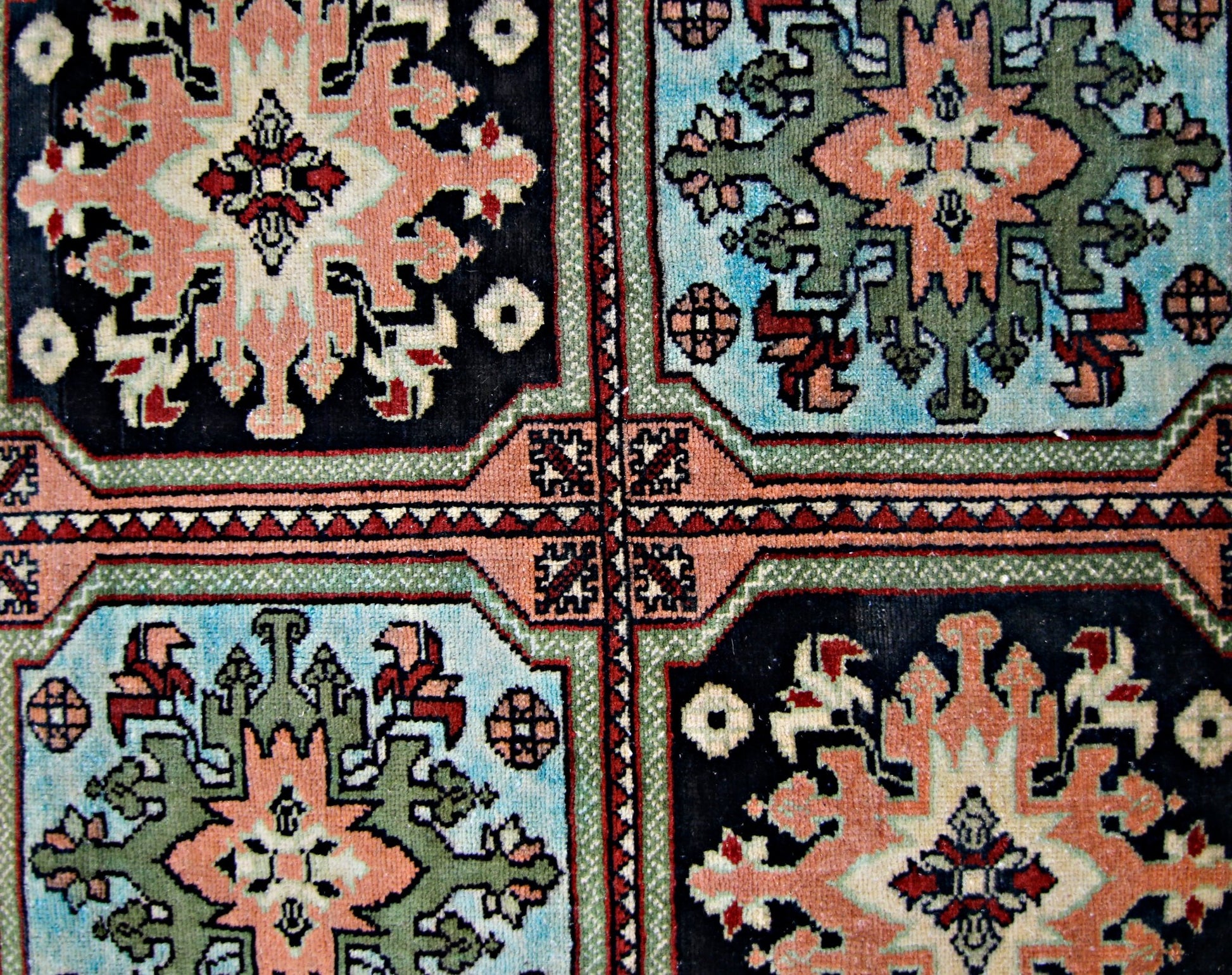 Handmade Vintage Persian Hallway Runner | 316 x 89 cm | 10'5" x 2'11" - Najaf Rugs & Textile