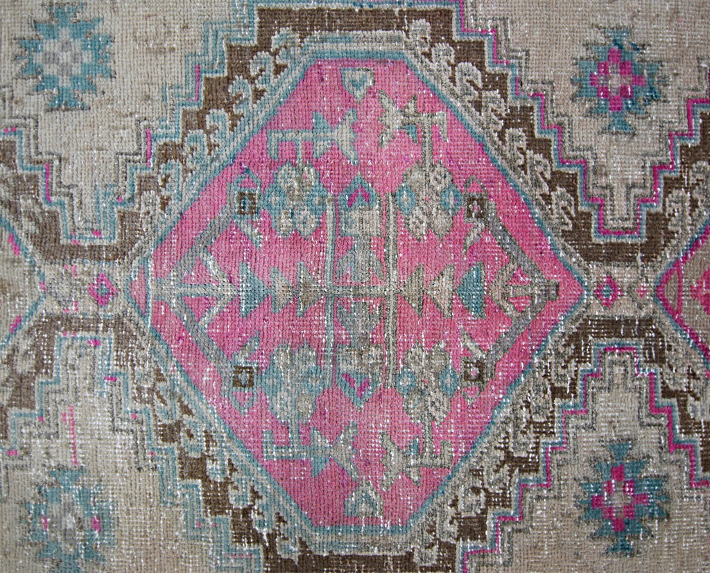 Handmade Vintage Persian Hallway Runner | 323 x 103 cm | 10'7" x 3'5" - Najaf Rugs & Textile