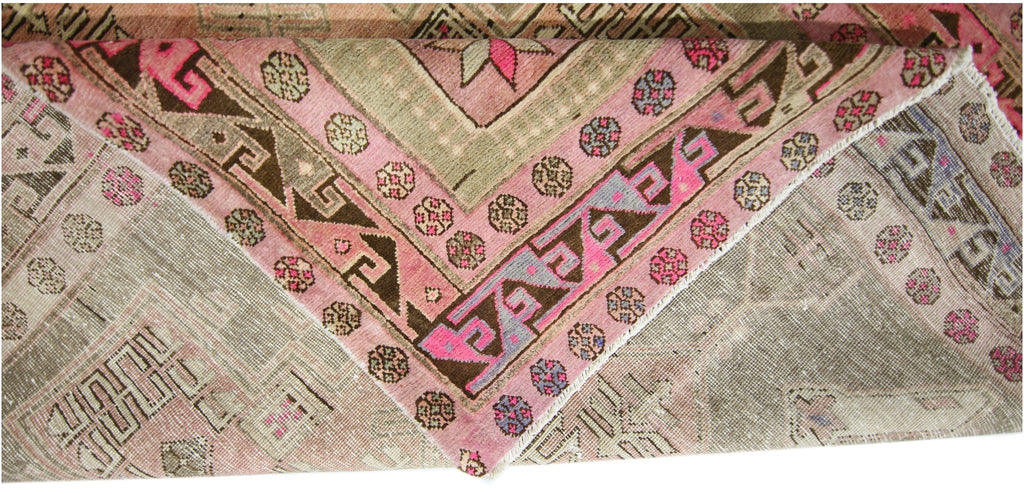 Handmade Vintage Persian Hallway Runner | 324 x 129 cm | 10'8" x 4'3" - Najaf Rugs & Textile