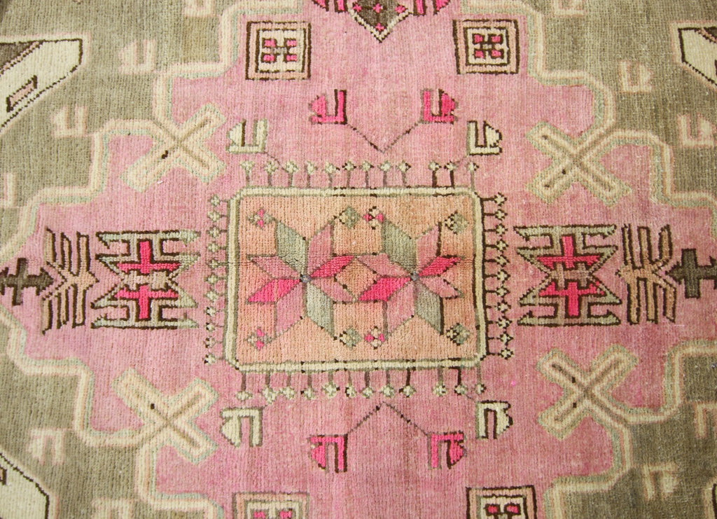 Handmade Vintage Persian Hallway Runner | 324 x 129 cm | 10'8" x 4'3" - Najaf Rugs & Textile