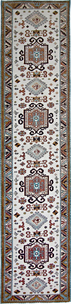 Handmade Vintage Persian Hallway Runner | 330 x 76 cm | 10'10" x 2'6" - Najaf Rugs & Textile
