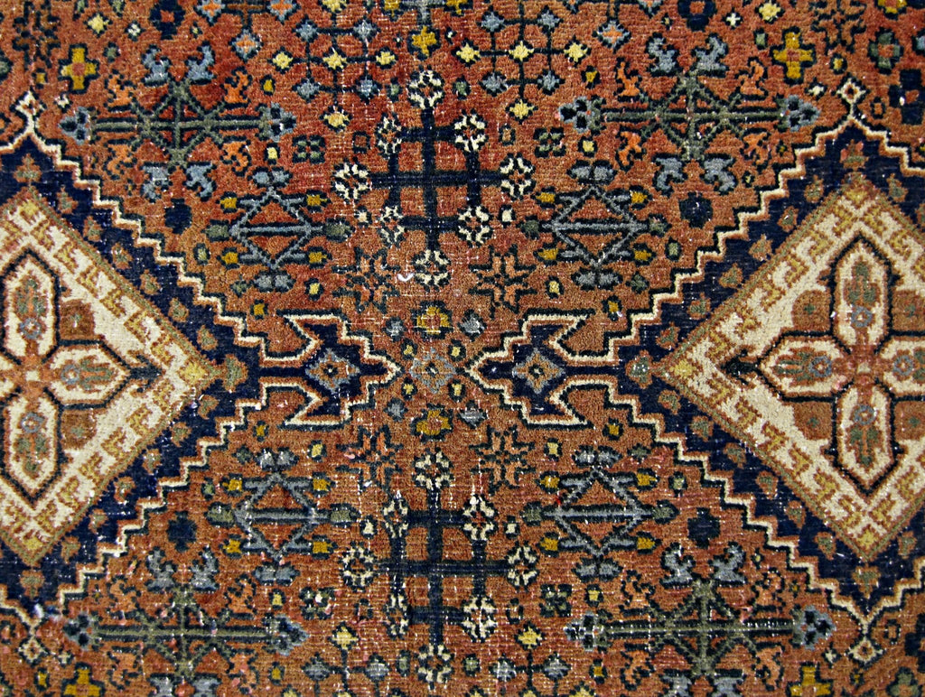 Handmade Vintage Persian Hallway Runner | 335 x 70 cm | 11' x 2'4" - Najaf Rugs & Textile