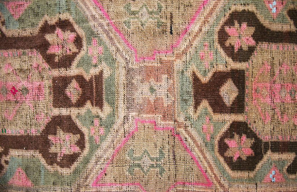 Handmade Vintage Persian Hallway Runner | 340 x 133 cm | 11'2" x 4'5" - Najaf Rugs & Textile