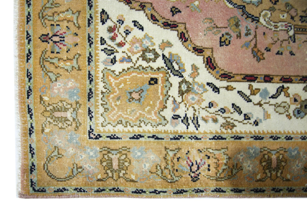 Handmade Vintage Persian Hallway Runner | 346 x 78 cm | 11'4" x 2'7" - Najaf Rugs & Textile
