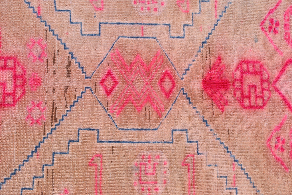 Handmade Vintage Persian Hallway Runner | 367 x 105 cm | 12'1" x 3'5" - Najaf Rugs & Textile