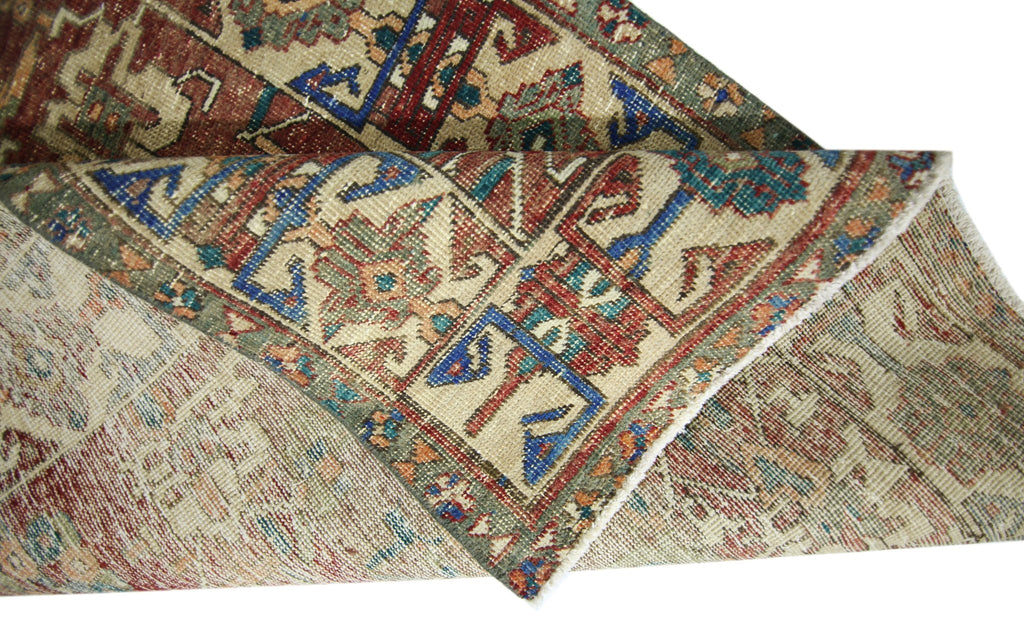 Handmade Vintage Persian Hallway Runner | 367 x 111 cm | 12' x 3'2" - Najaf Rugs & Textile