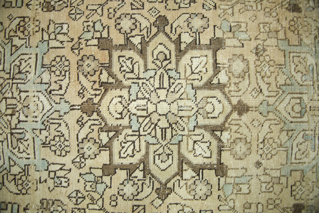 Handmade Vintage Persian Hallway Runner | 370 x 84 cm | 12'2" x 2'9" - Najaf Rugs & Textile