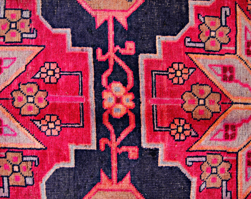 Handmade Vintage Persian Hallway Runner | 390 x 147 cm | 12'10" x 4'10" - Najaf Rugs & Textile