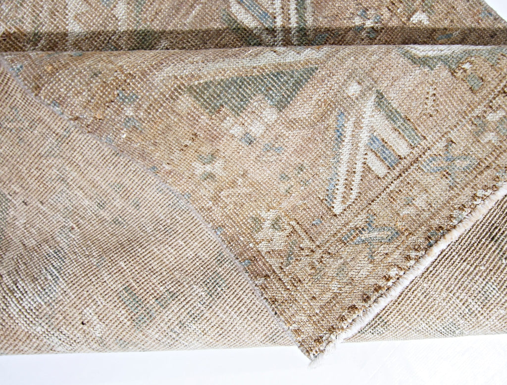 Handmade Vintage Persian Hallway Runner | 409 x 103 cm | 13'5" x 3'5" - Najaf Rugs & Textile