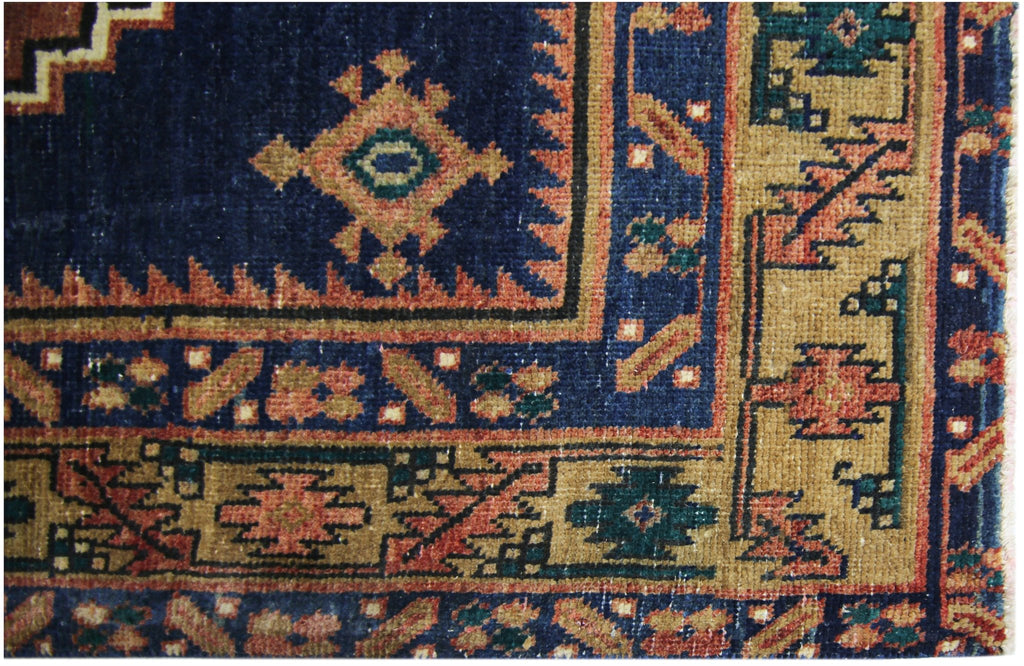 Handmade Vintage Persian Hallway Runner | 440 x 108 cm | 14'5" x 3'7" - Najaf Rugs & Textile