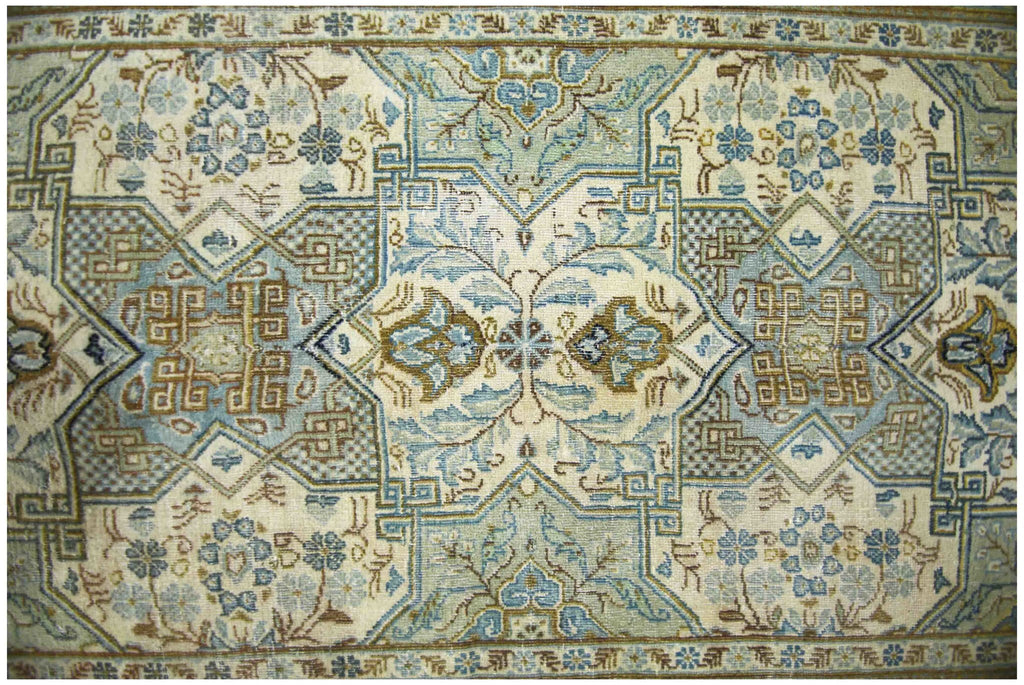 Handmade Vintage Persian Kashan Hallway Runner | 204 x 93 cm | 6'8" x 3' - Najaf Rugs & Textile