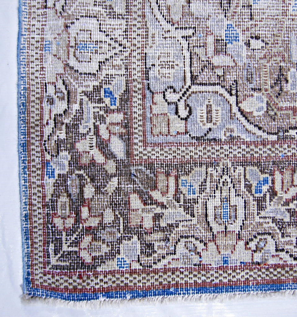 Handmade Vintage Persian Kerman Hallway Runner | 284 x 70 cm | 9'4" x 2'4" - Najaf Rugs & Textile