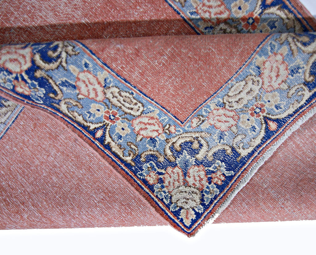 Handmade Vintage Persian Kerman Hallway Runner | 494 x 91 cm | 16'2" x 3' - Najaf Rugs & Textile