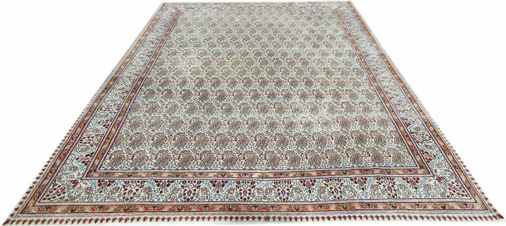 Handmade Vintage Persian Kerman Paisley Rug | 301 x 213 cm | 9'10" x 7' - Najaf Rugs & Textile