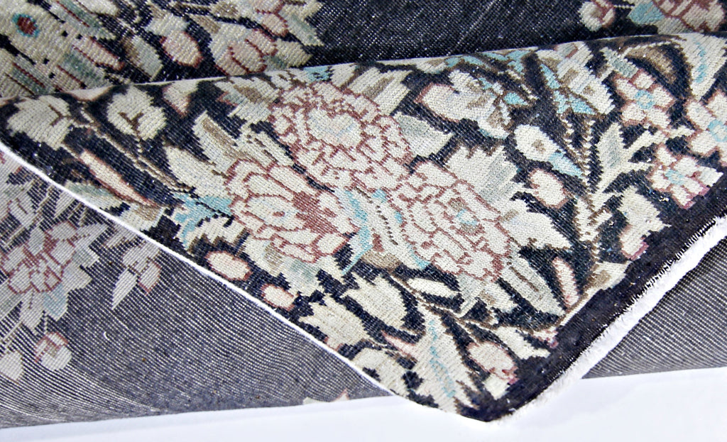 Handmade Vintage Persian Kerman Rug | 120 x 90 cm | 3'11" x 3' - Najaf Rugs & Textile