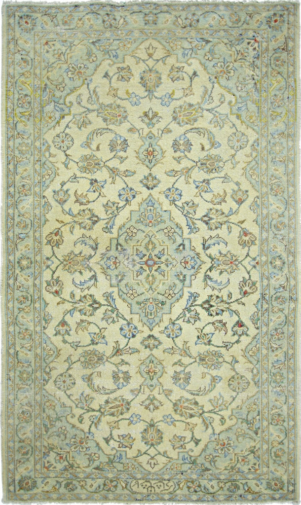Handmade Vintage Persian Kerman Rug | 121 x 72 cm | 4' x 2'4" - Najaf Rugs & Textile